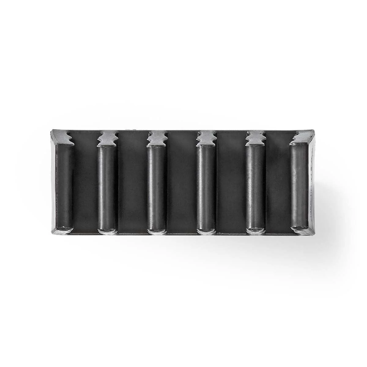 Nedis Cable Management | Cable Clip | Click and Go | 2 pcs | Number of slots: 5 Slots | Maximum cable thickness: 7.1 mm | Polypropylene | Black - Image 4