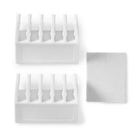 Nedis Cable Management | Cable Clip | Click and Go | 2 pcs | Number of slots: 5 Slots | Maximum cable thickness: 7.1 mm | Polypropylene | White - Image 13