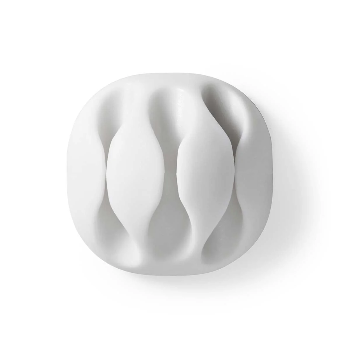 Nedis Cable Management | Cable Clip | Click and Go | 4 pcs | Number of slots: 3 Slots | Maximum cable thickness: 5.3 mm | TPE | White - Image 3