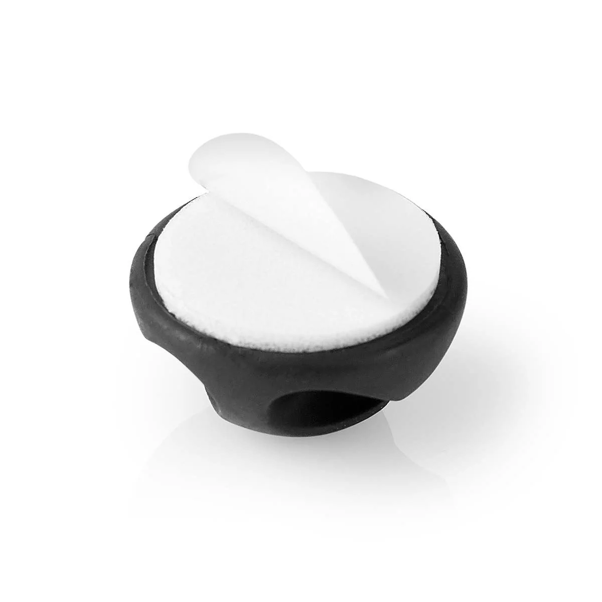 Nedis Cable Management | Cable Clip | Click and Go | 6 pcs | Number of slots: 2 Slots | Maximum cable thickness: 5.3 mm | TPE | Black - Image 5