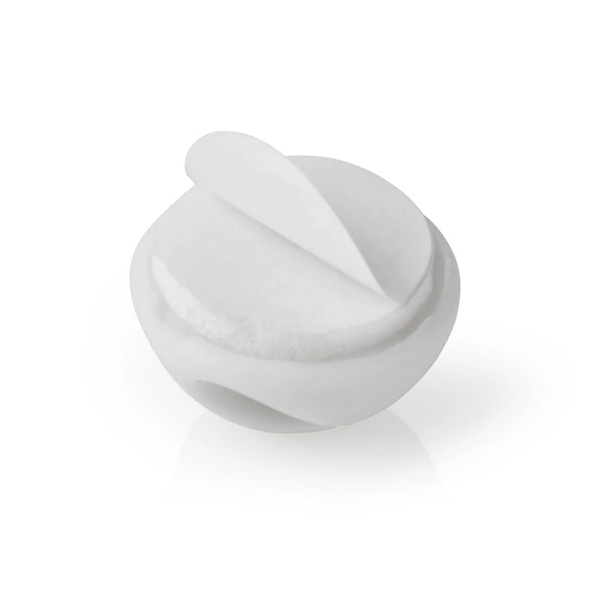 Nedis Cable Management | Cable Clip | Click and Go | 6 pcs | Number of slots: 2 Slots | Maximum cable thickness: 5.3 mm | TPE | White - Image 5