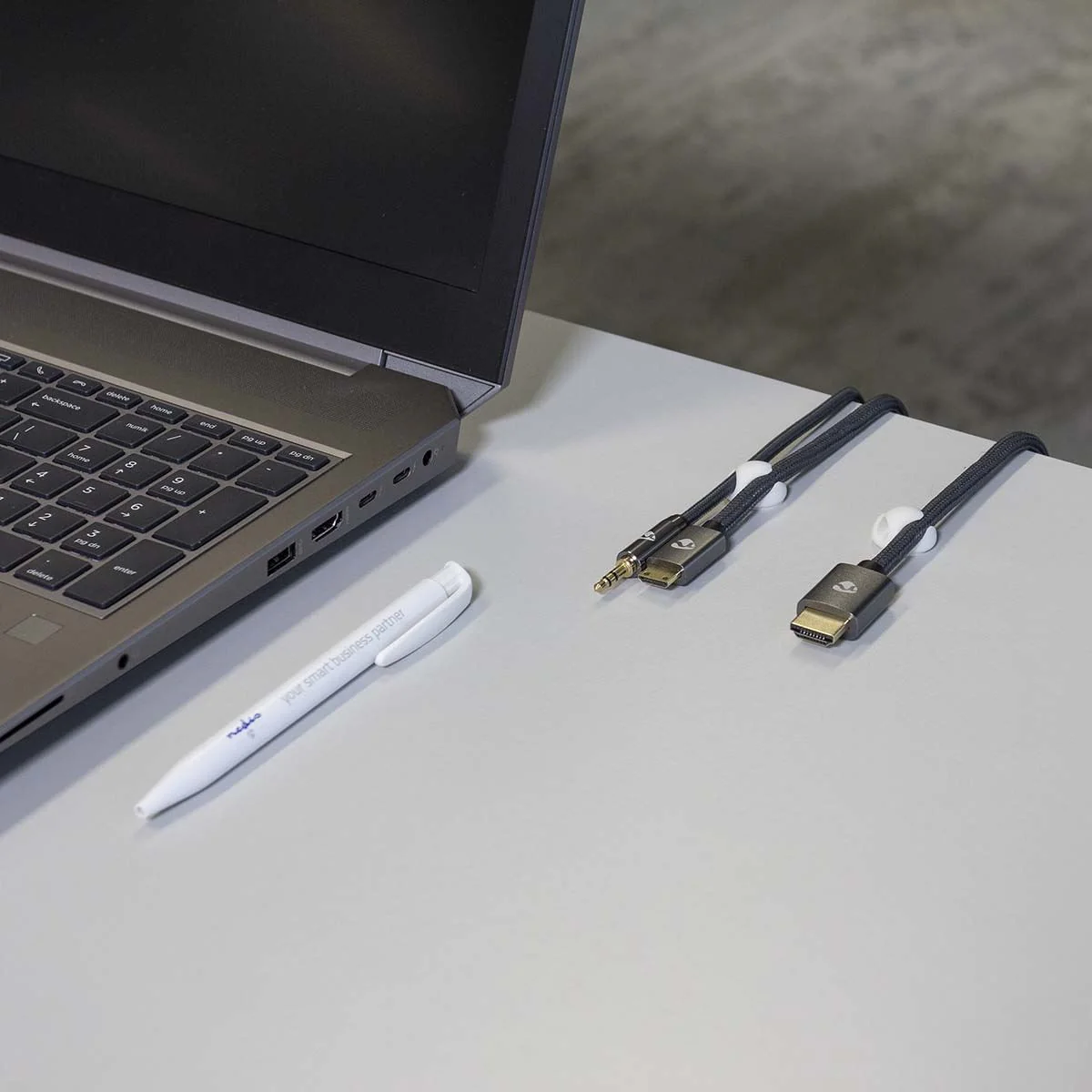 Nedis Cable Management | Cable Clip | Click and Go | 6 pcs | Number of slots: 2 Slots | Maximum cable thickness: 5.3 mm | TPE | White - Image 8