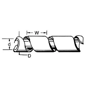 Nedis Cable Management | Spiral Sleeve | 1 pcs | Maximum cable thickness: 100 mm | PVC | Black - Image 4