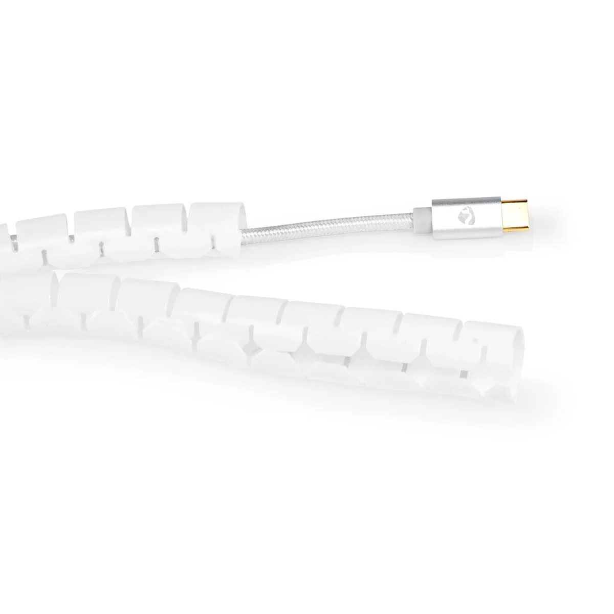 Nedis Cable Management | Spiral Sleeve | 1 pcs | Maximum cable thickness: 16 mm | PE | White - Image 4