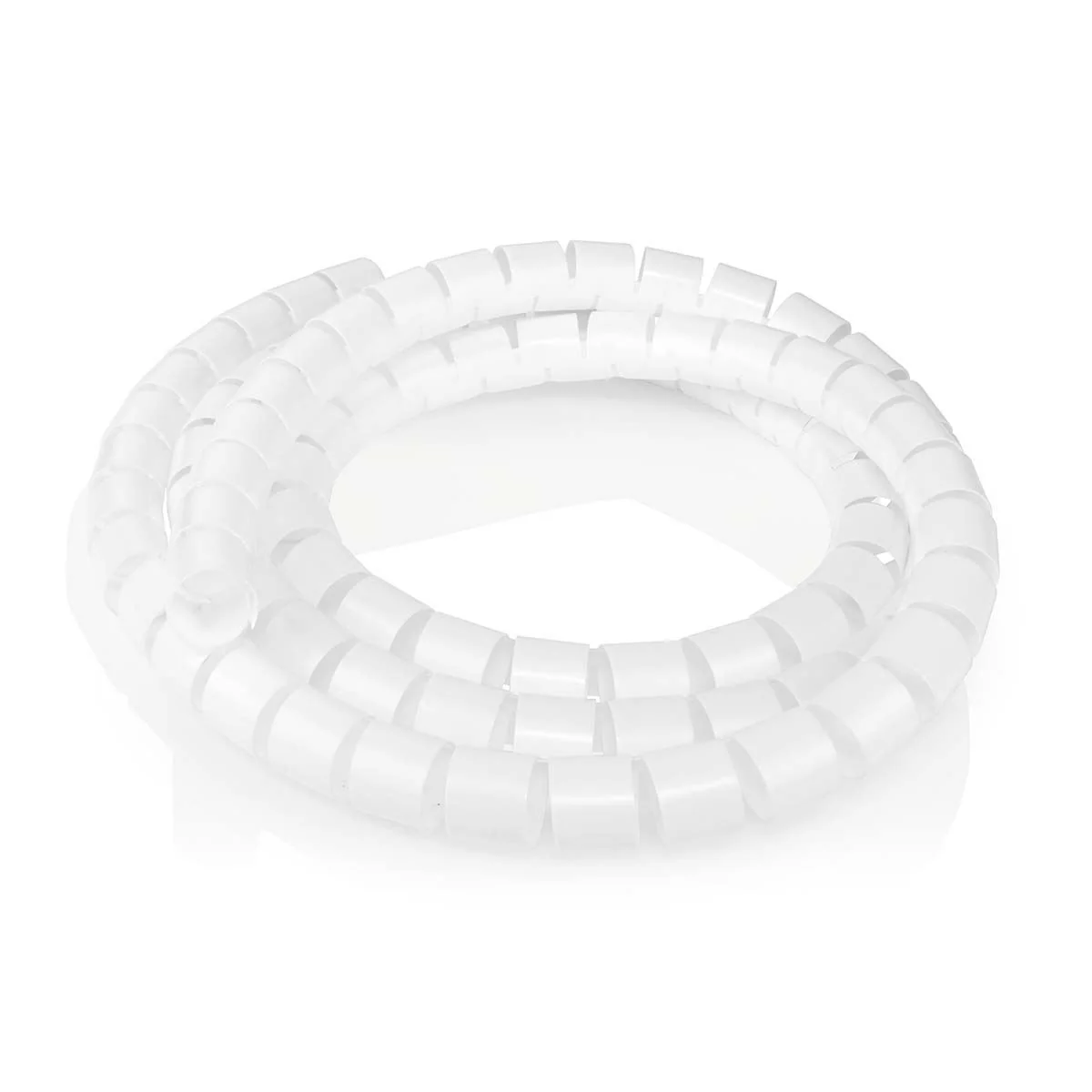 Nedis Cable Management | Spiral Sleeve | 1 pcs | Maximum cable thickness: 28 mm | PE | White - Image 3