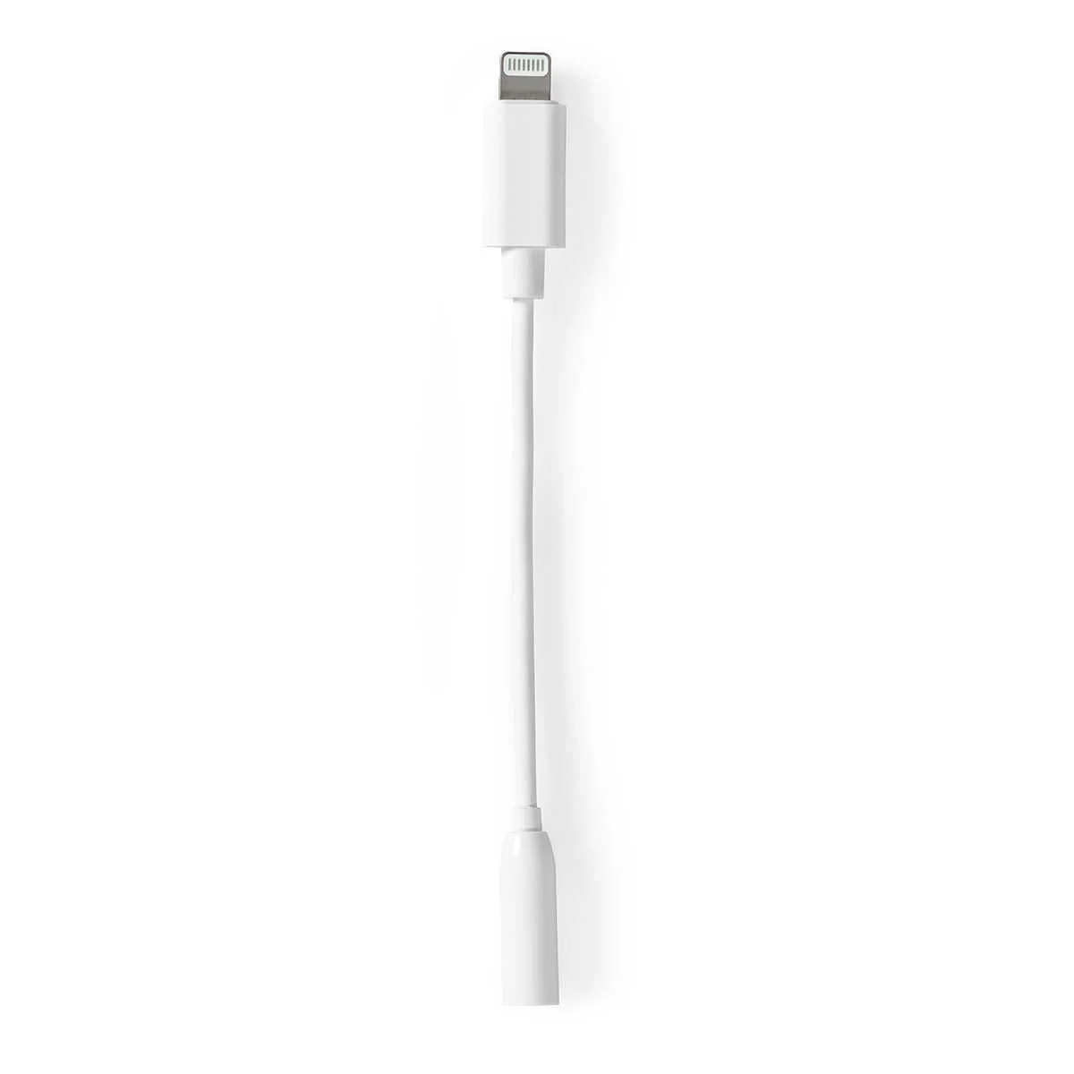 Nedis Lightning Adapter | Apple Lightning 8-Pin | 3.5 mm Female | Nickel Plated | 0.10 m | Round | PVC | Box - Image 4
